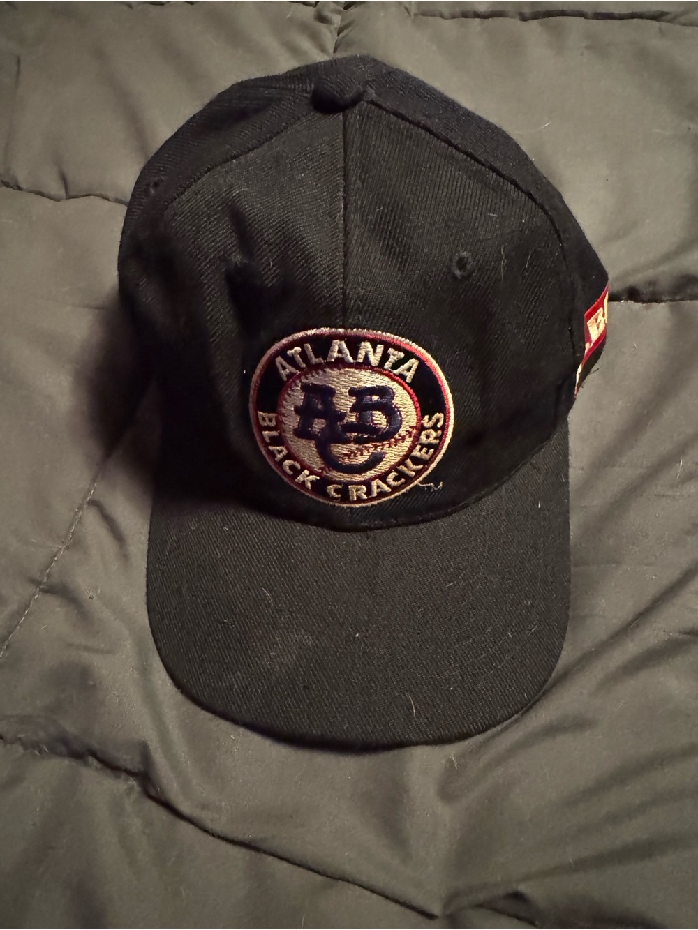 Atlanta Black Crackers Black Embroidered Baseball Cap